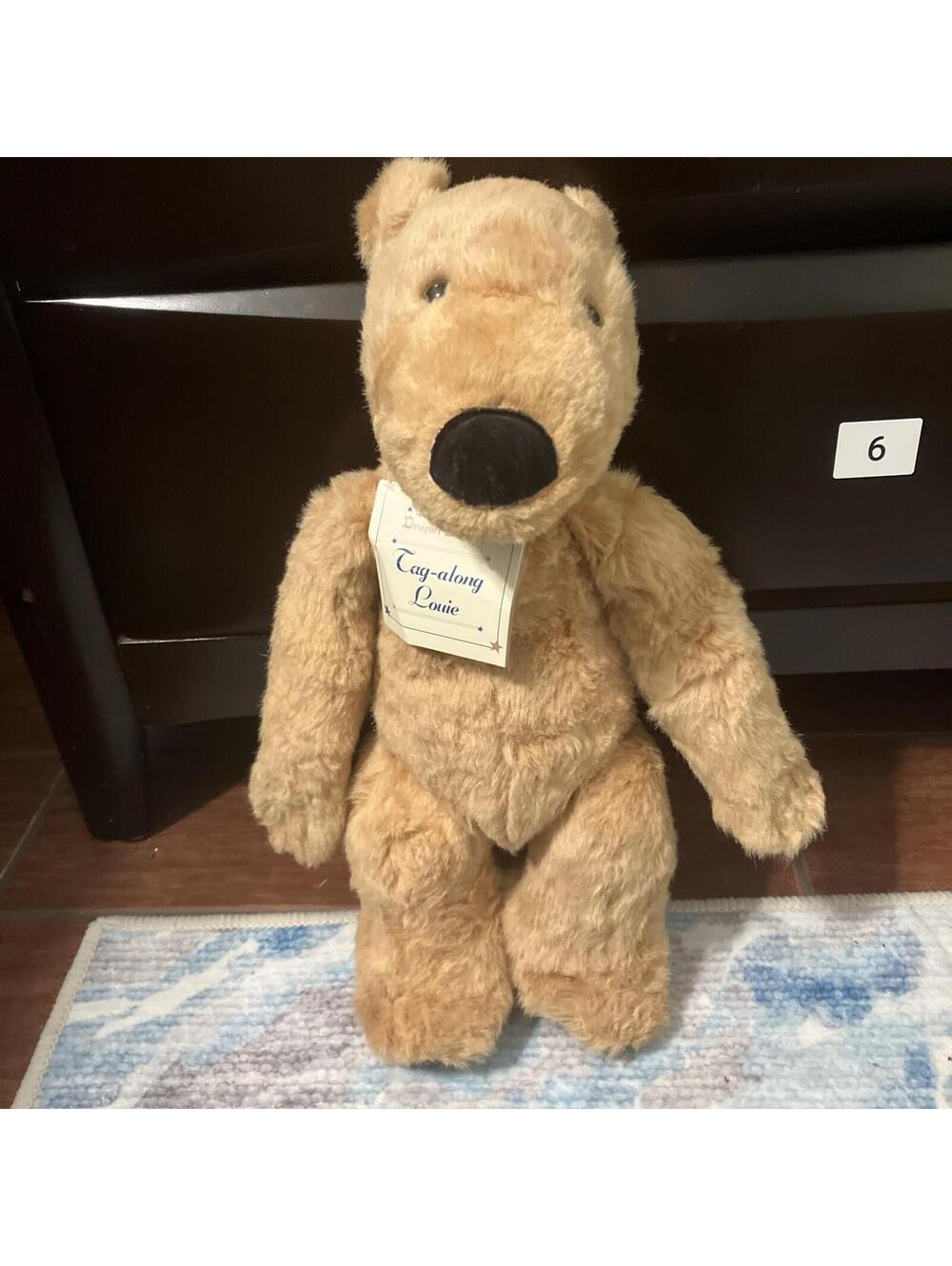 North American Bear Co Tag Along Louie Bear Stuffed Plush NWT